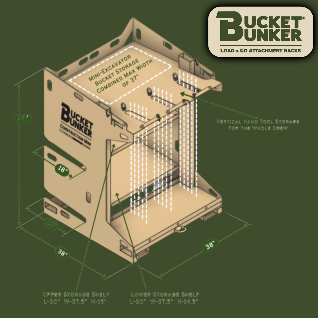 Bucket Bunker promotional product ad.