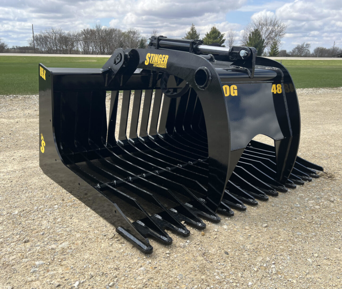 Tractor 48" Rock Grapple Bucket