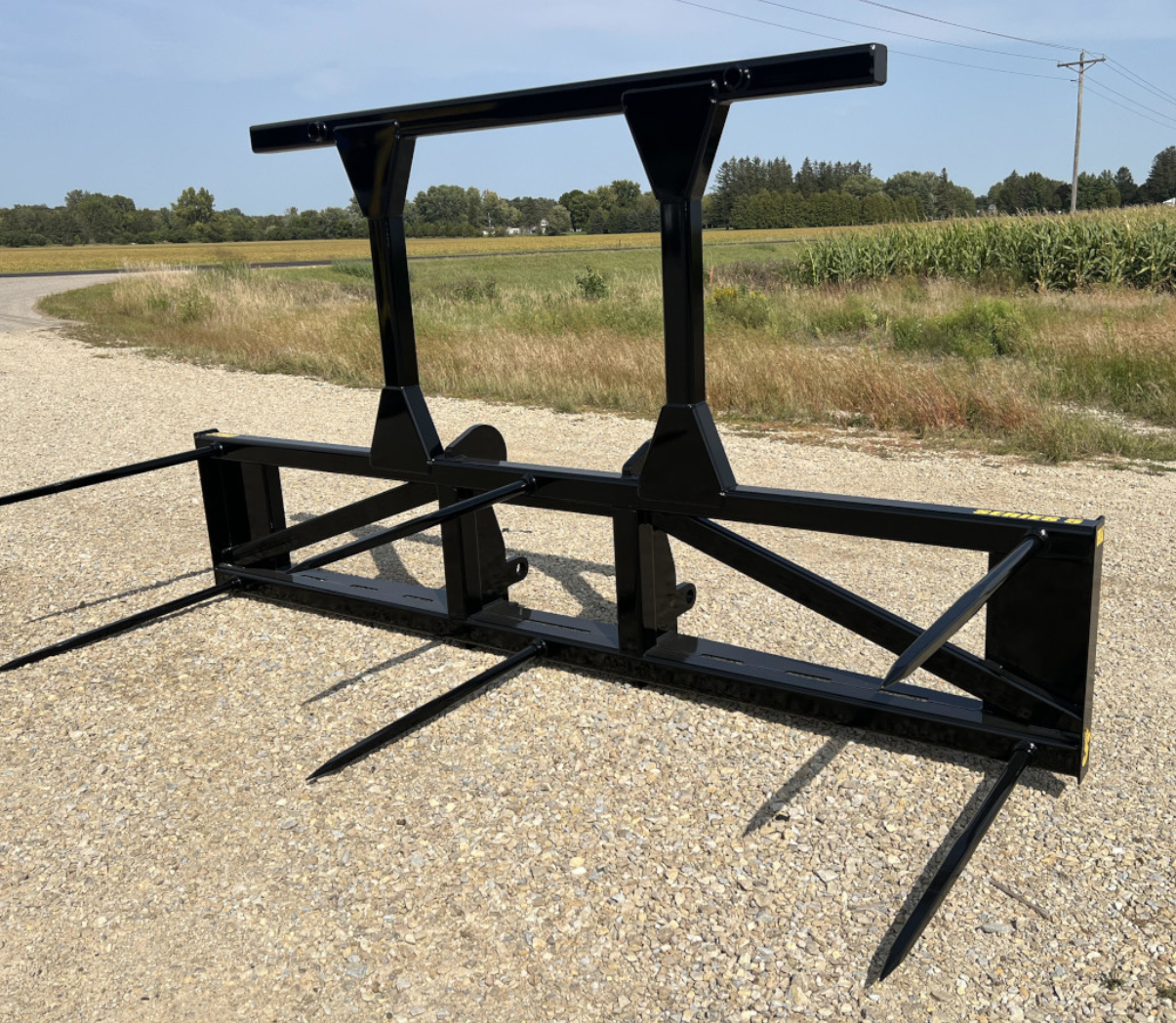 Skid Steer Bale Spear - Series 5XD 3 Bale or 5 Bale Large Round Bale Mover
