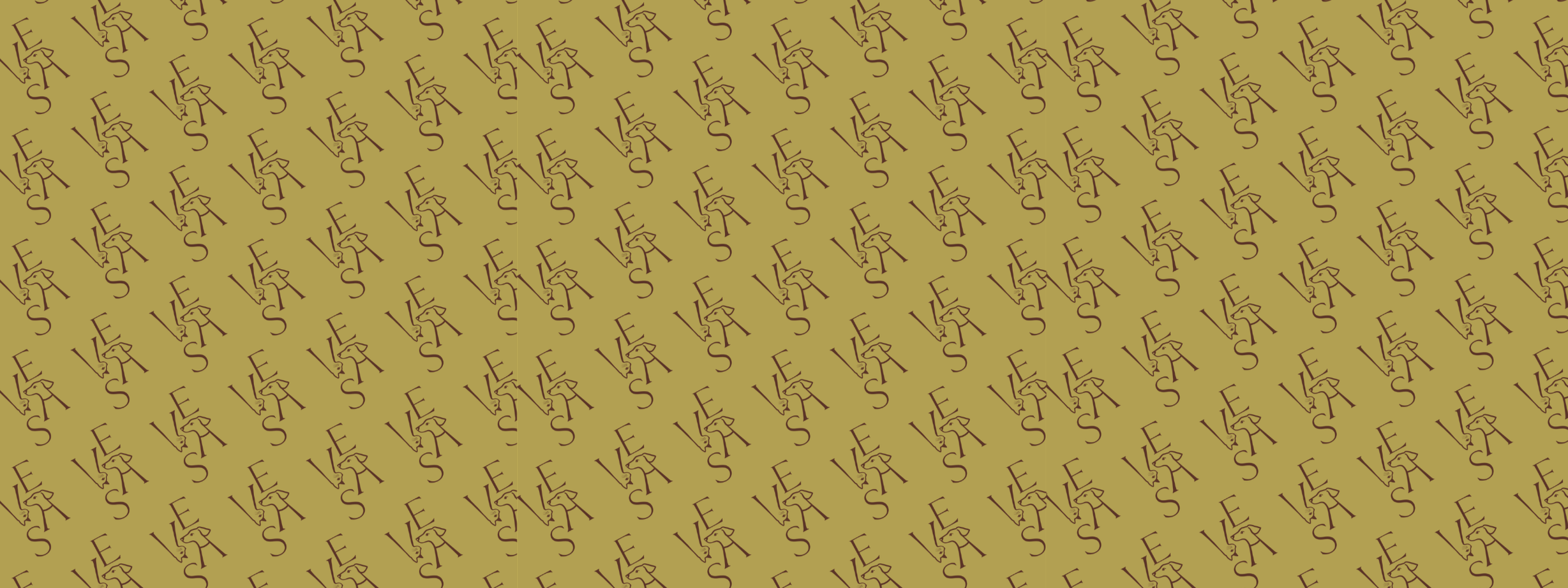 Pattern with the word "VESA"  repeating diagonal pattern on a green background.
