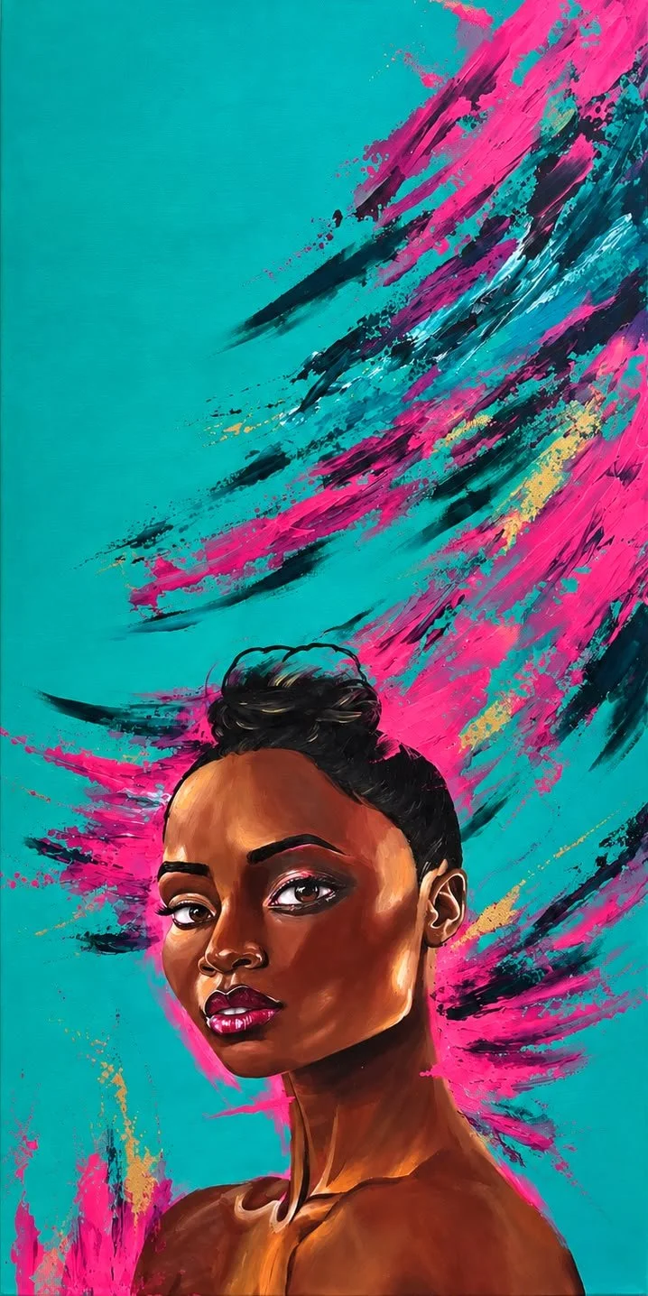 "Take up space" - Acrylic on canvas - £550