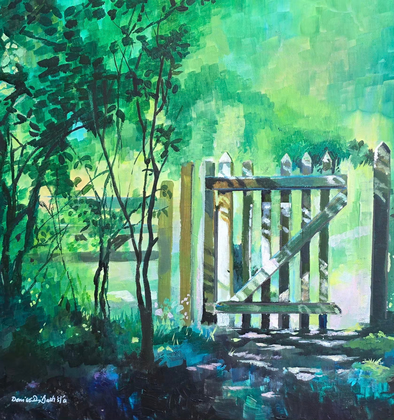 "The Forgotten Pathway 2" - Acrylic - £420