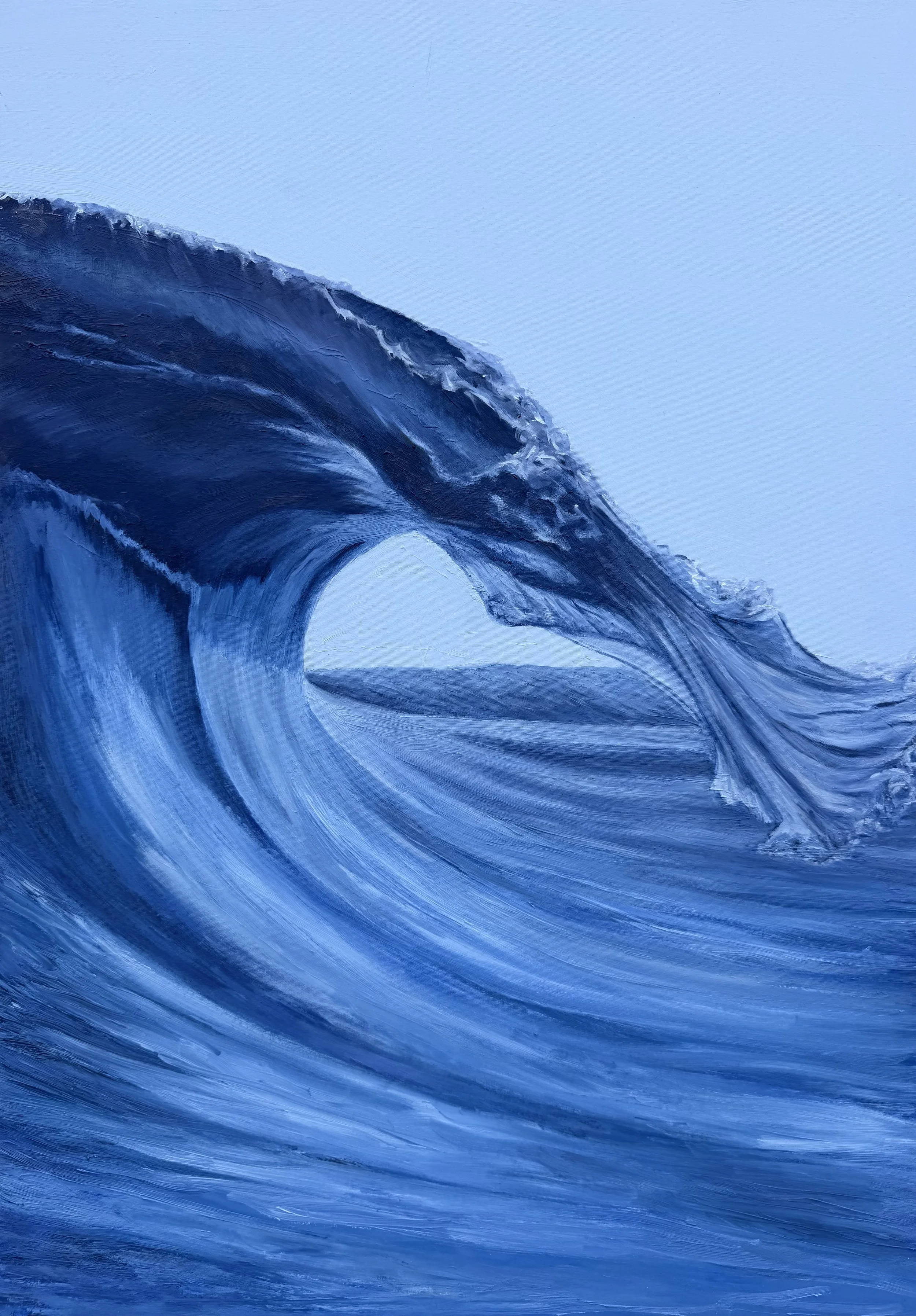 "Pitch" - Oil on canvas - £560