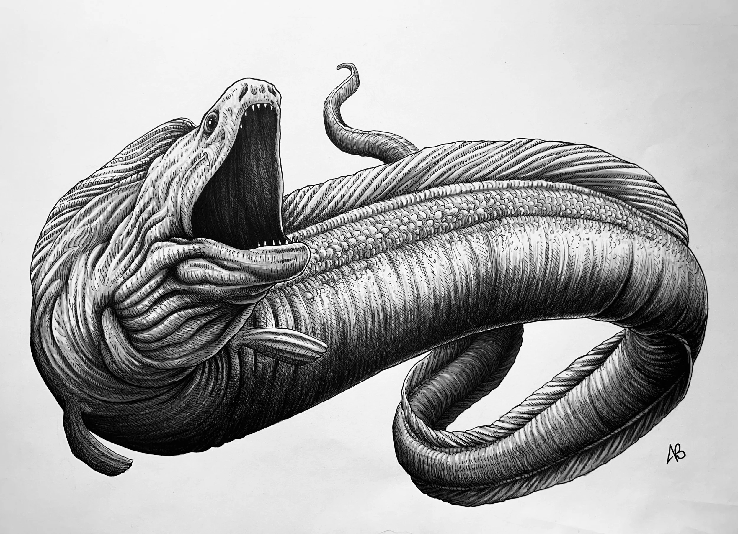 "Moray" - Pen and ink - £190