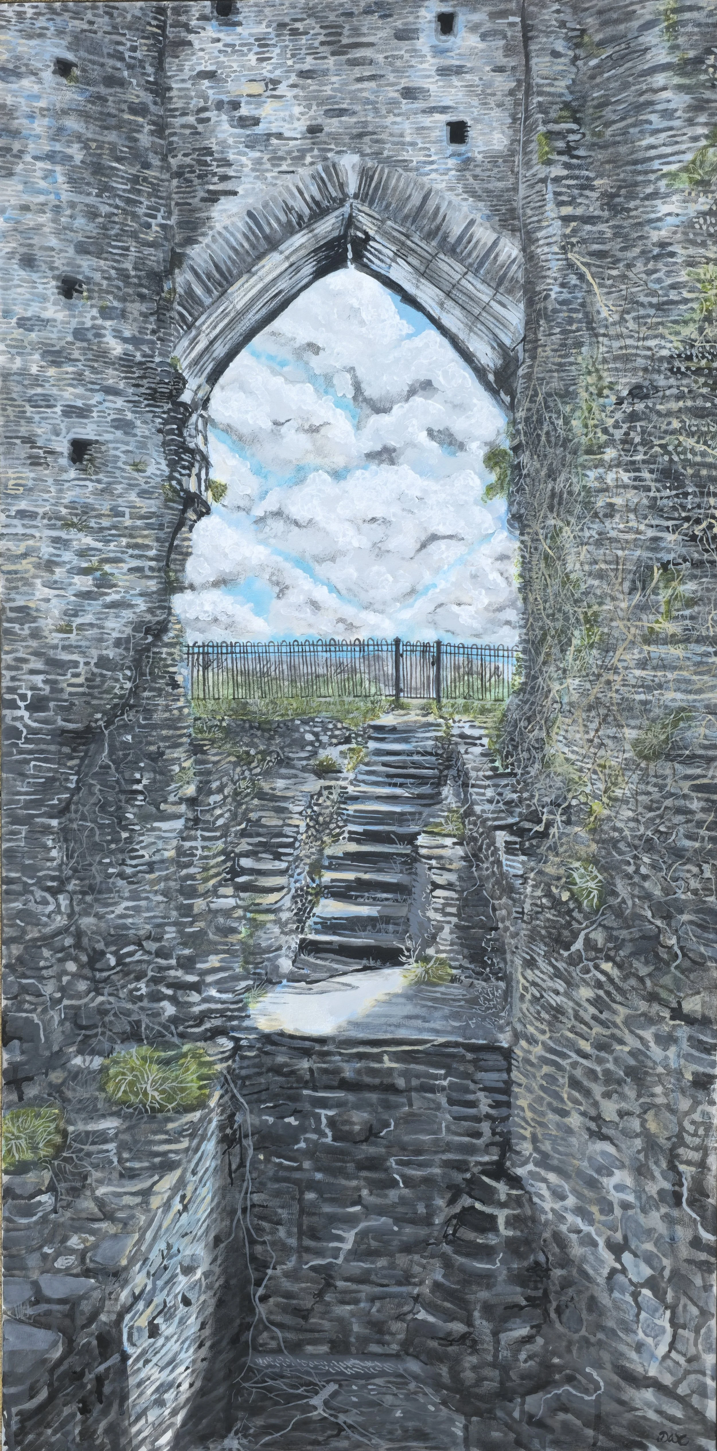 "The Beauty in what remains" - Acrylic on canvas - £995