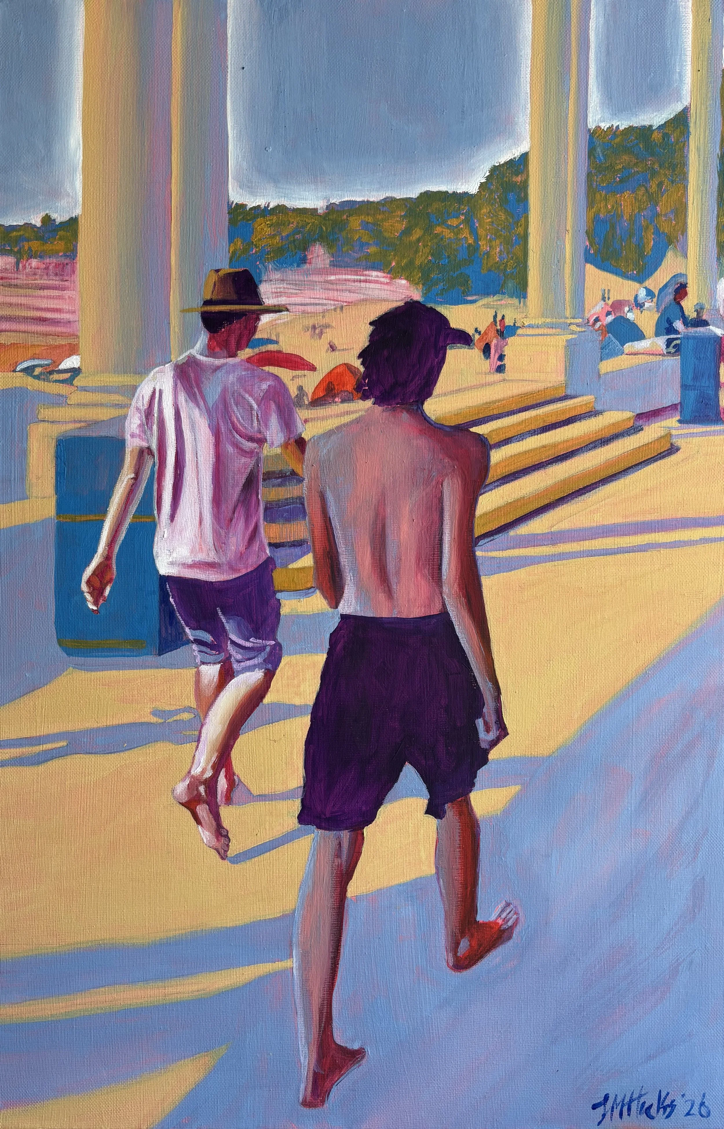 "Huckleberries (Barry Island)" - Oil on canvas - £400