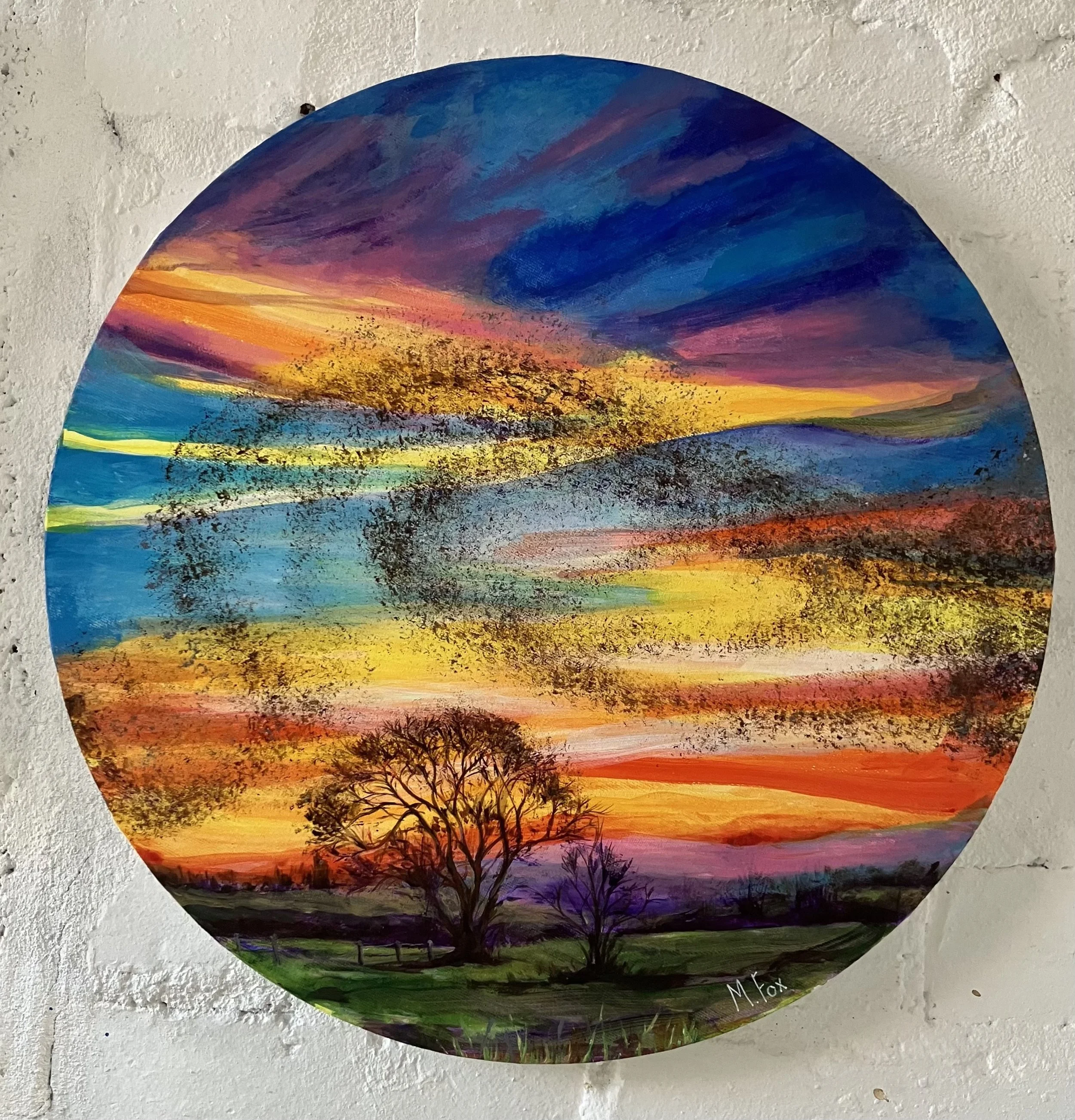 "Magical twilight" -  Acrylic on stretched canvas - £220