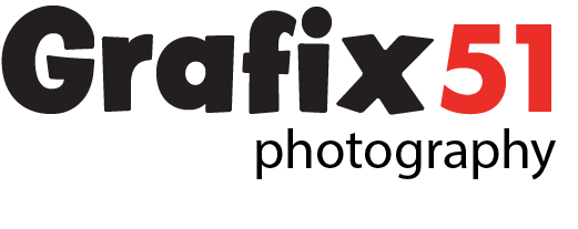 Grafix 51 logo with black and red text.
