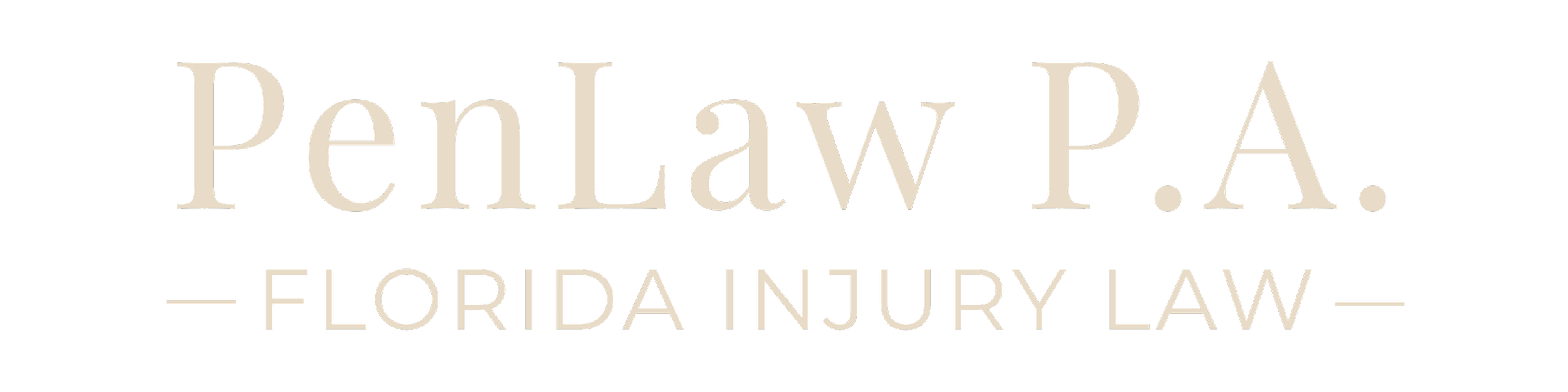 Logo for PenLaw P. A., Florida Injury Law.