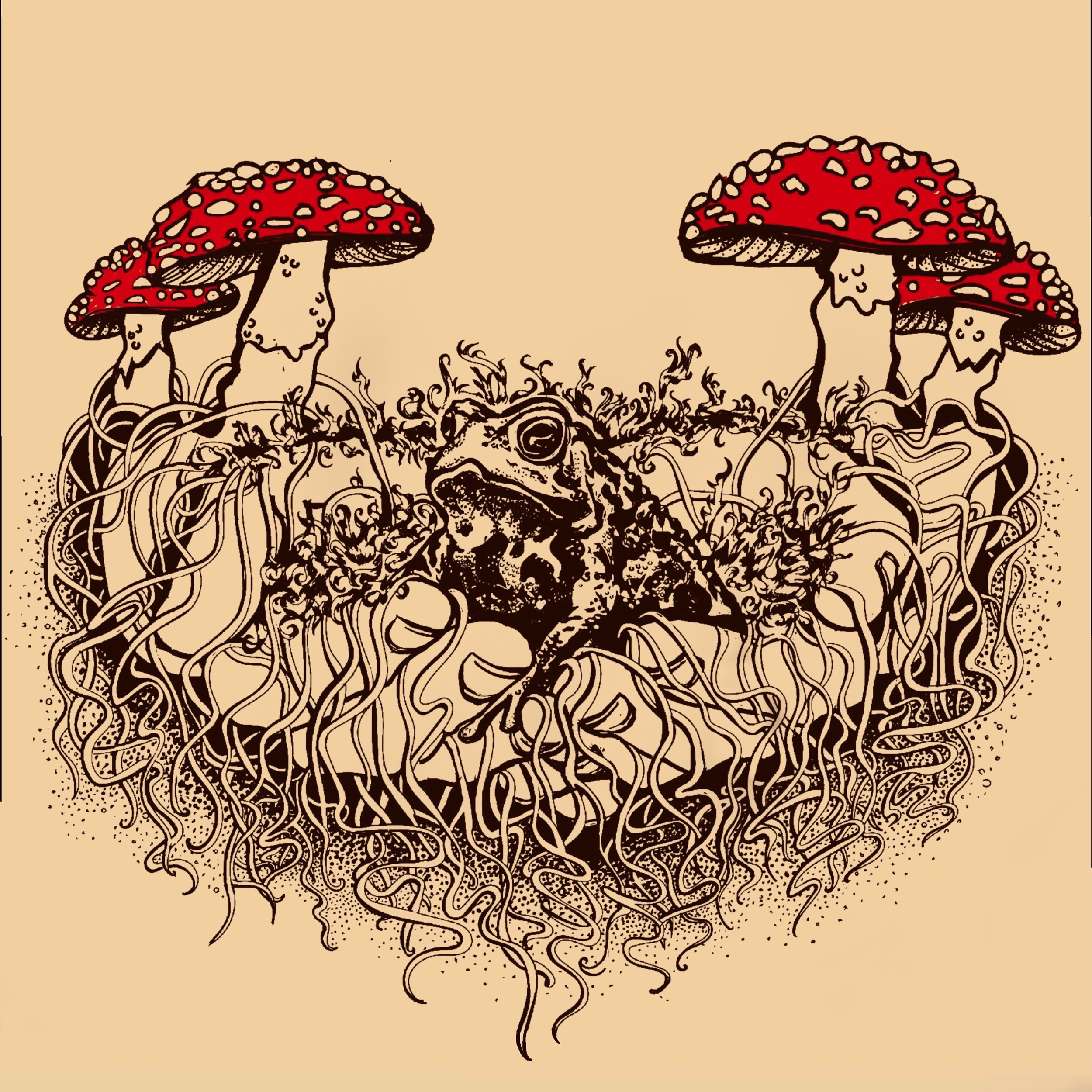 commissioned tattoo design_ Toads and mushrooms .jpg