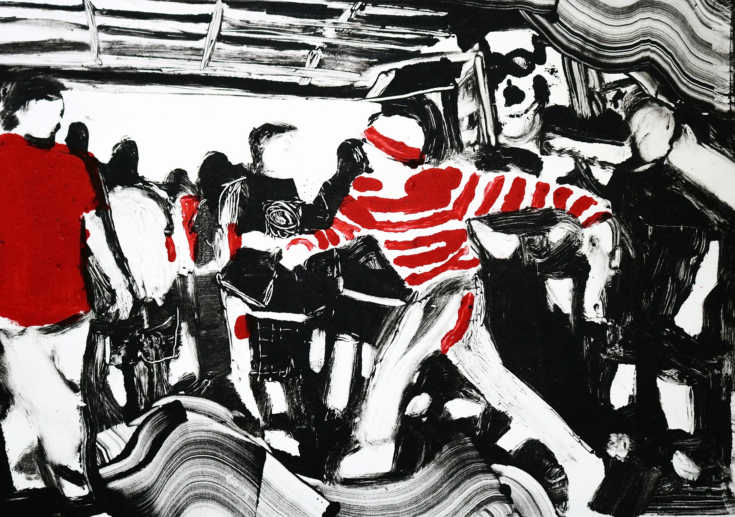 moshprint#1 - monotype-2023-10.5x7.5 in 