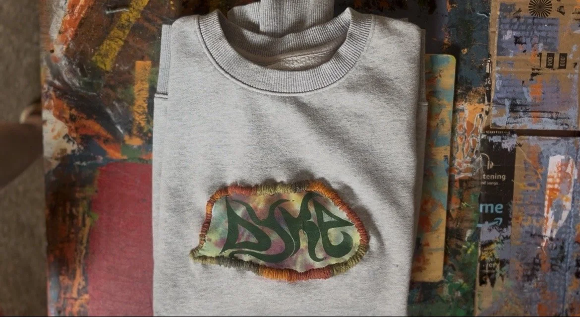 Embroidered Dyke Patch Crew Neck