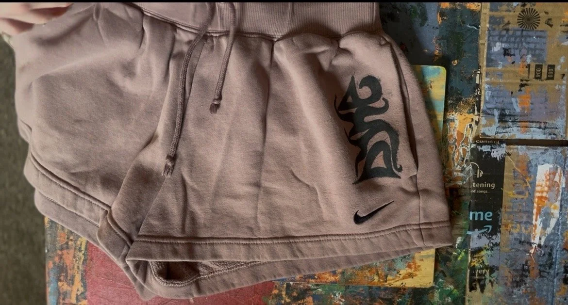 Up cycled Nike/ Dyke shorts