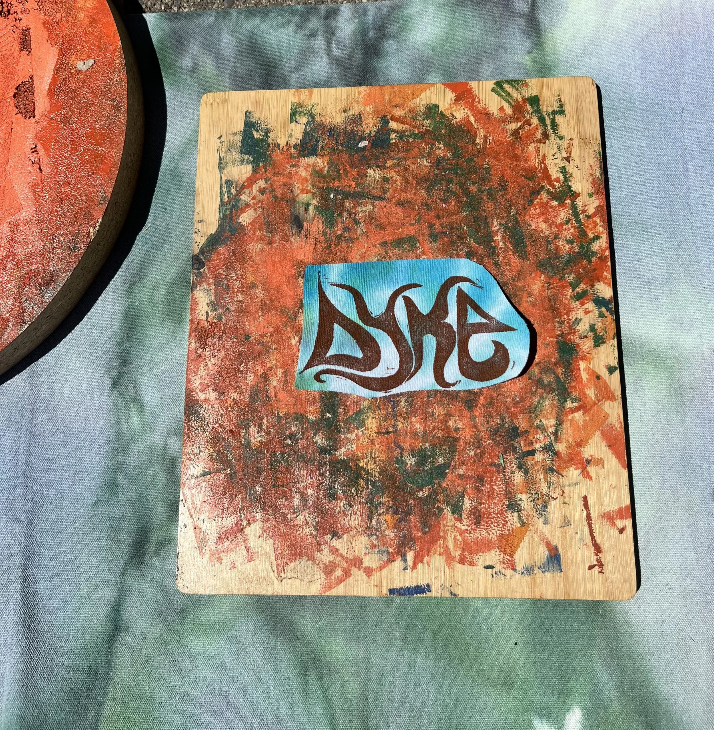 Dyke Lettering Iron on Patch