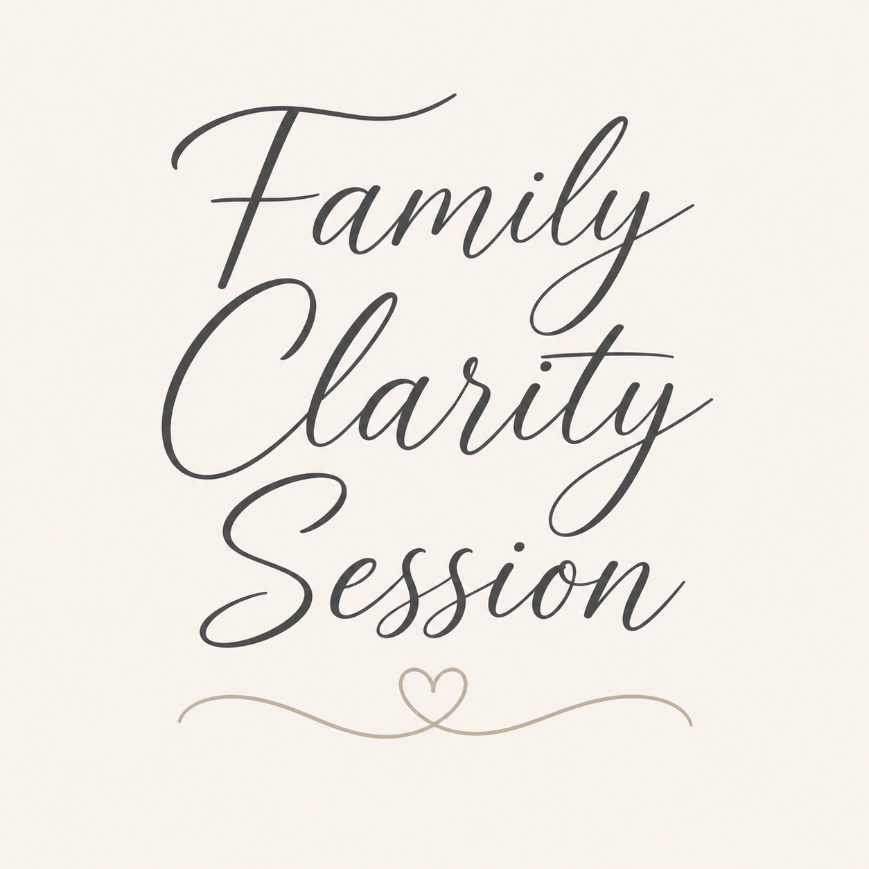 For Caregivers - Family Clarity Session
