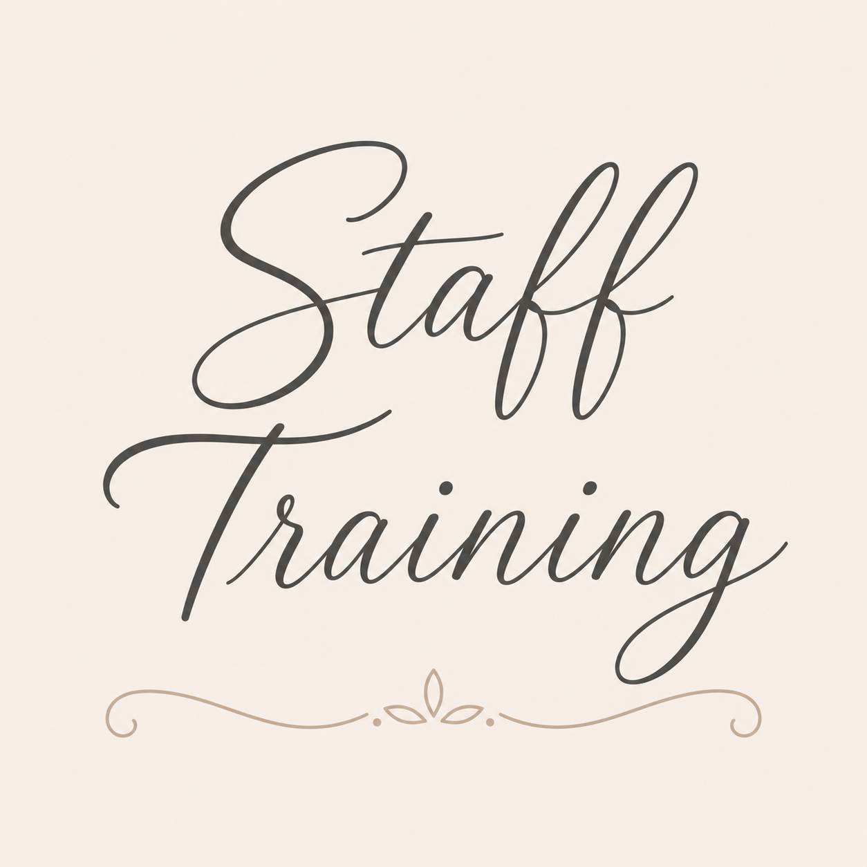 For BCBAs - Staff Training