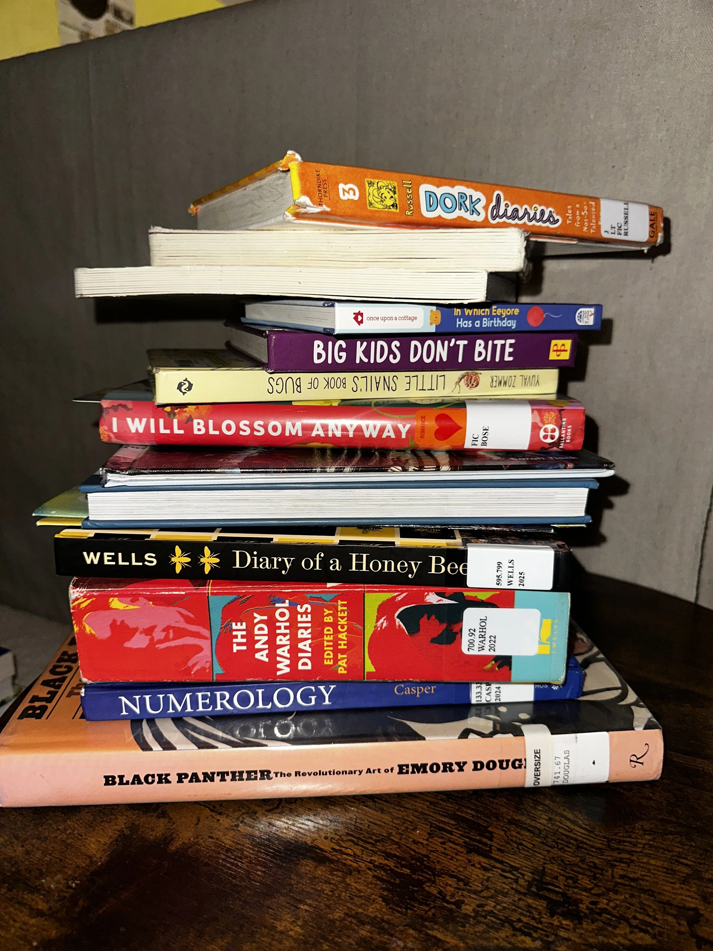 Blogtober Day 8: Library Book Haul