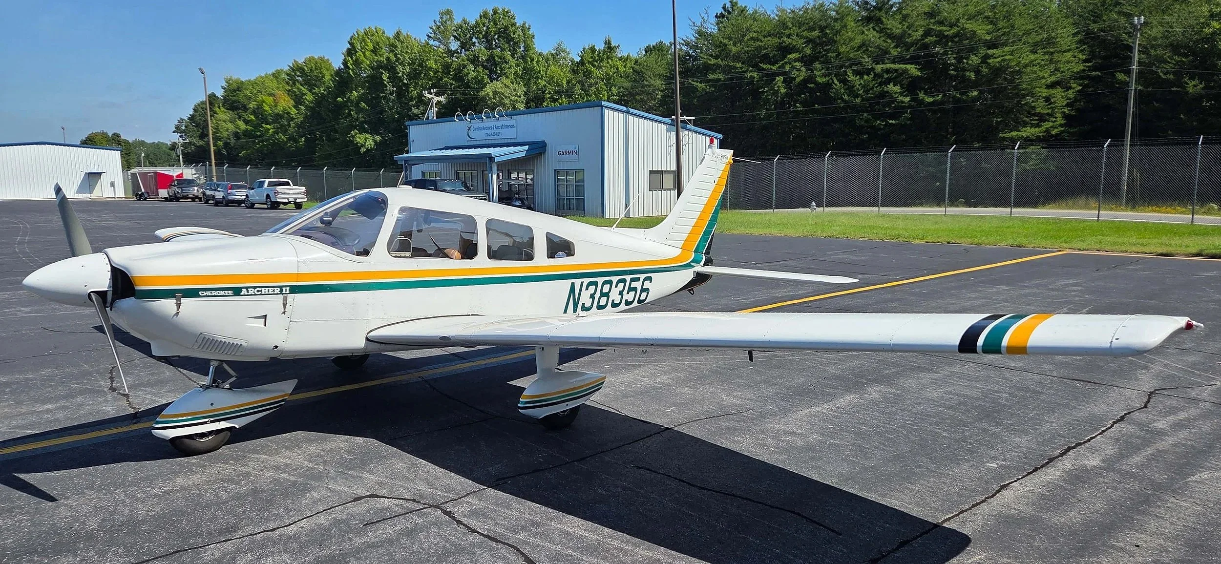 Perfomance of this Archer LL aircraft for rent is 125 knot cruise speed, 75% power/ 10gph fuel burn; through ACES Flight school in Rock HIll SC.
