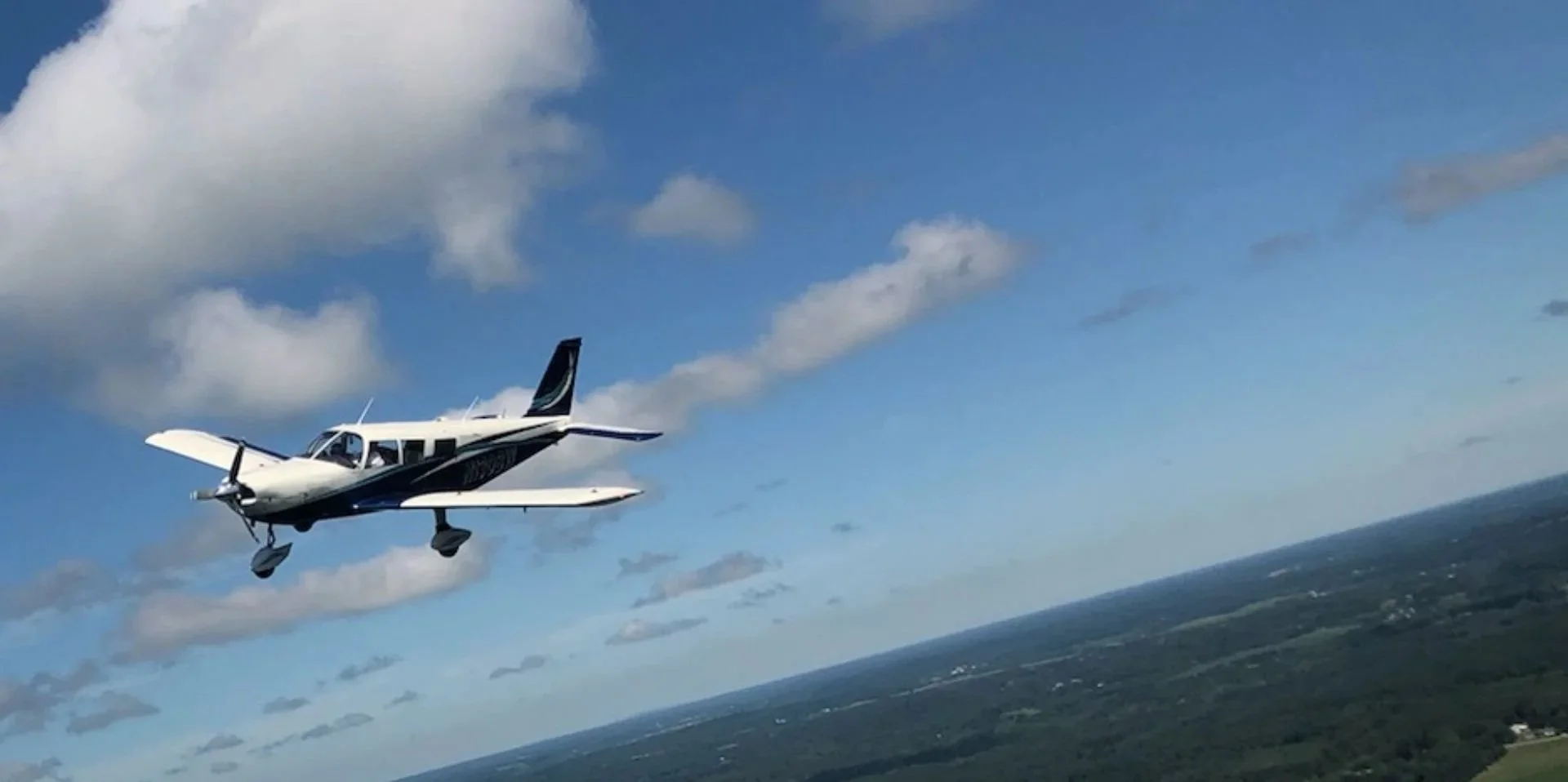 View of Carolinas Custom Aviation Piper PA32-300 with seating for six, a plane available for rental/sharing in Rock Hill SC.