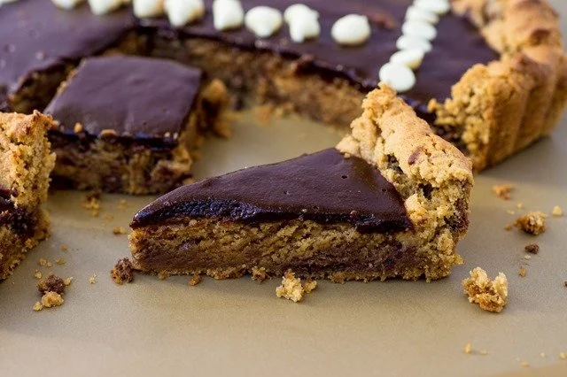 Peanut Butter Cup Football Cookie Cake