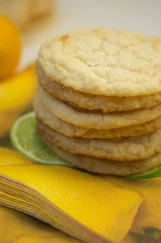 Easy Meyer Lemon Shortbread Cookies