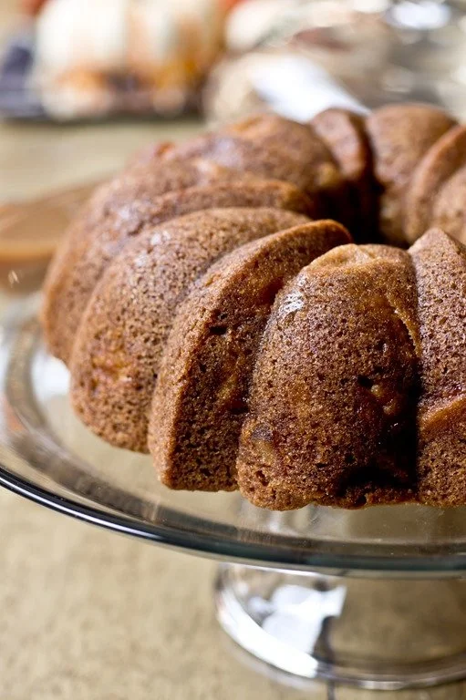 Vanilla Bean Apple Bundt Cake