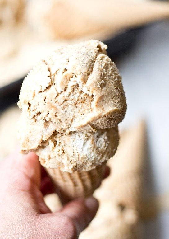 No-Churn Cookie Butter Ice Cream
