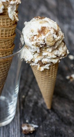 Cinnamon Bun Cookie Ice Cream