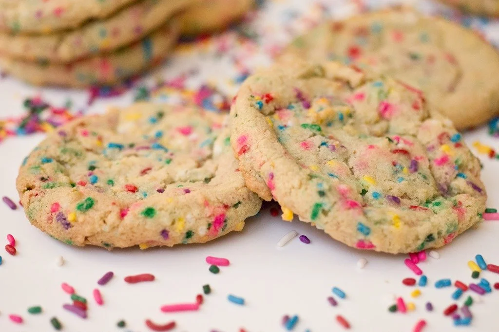 Meyer Lemon Sprinkle Cookies