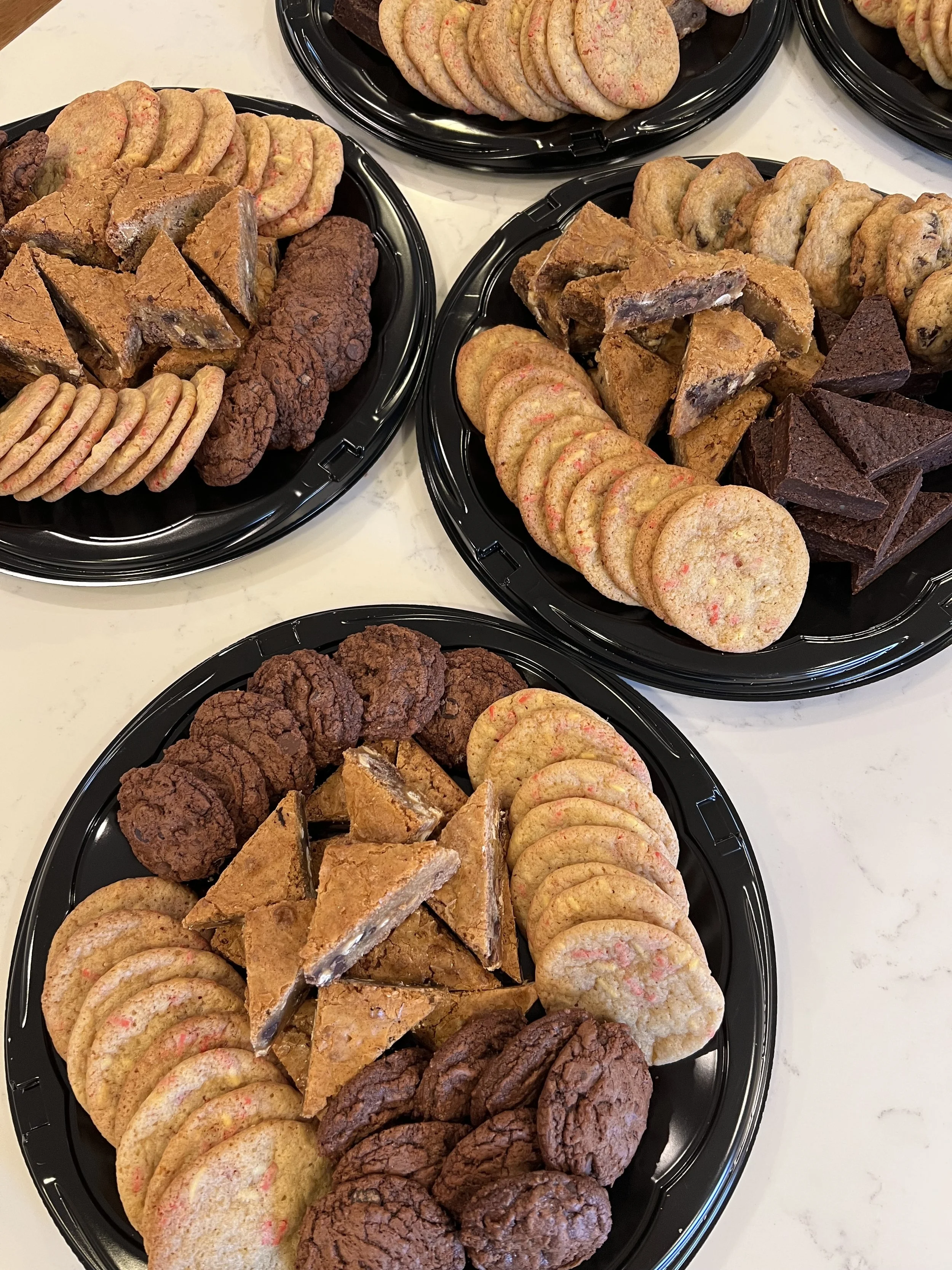 Mixed Cookie and Blondie Platter