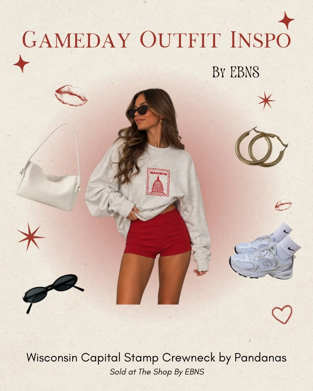 Happy Homecoming Badgers 🦡❣️

We styled a few gameday looks around our favorite Wisconsin pieces from @pandanas_msn ! Swipe for inspo, then stop by The Shop by EBNS on Langdon St. to find yours 💖🛍️🤭