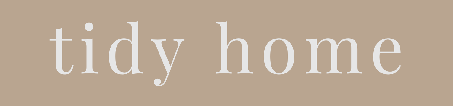 tidy home