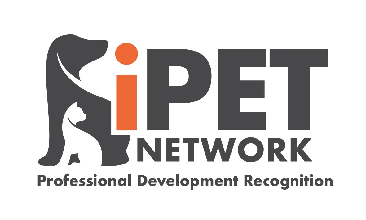 Logo for the Pet Industry Professional Network, featuring a black dog and a white cat silhouette to the left of the text.