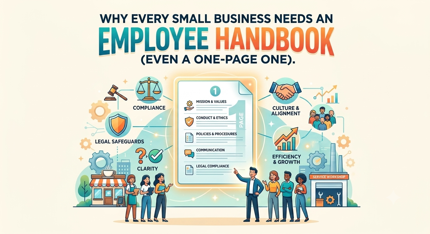 Why Every Small Business Needs an Employee Handbook (Even a One-Page One)