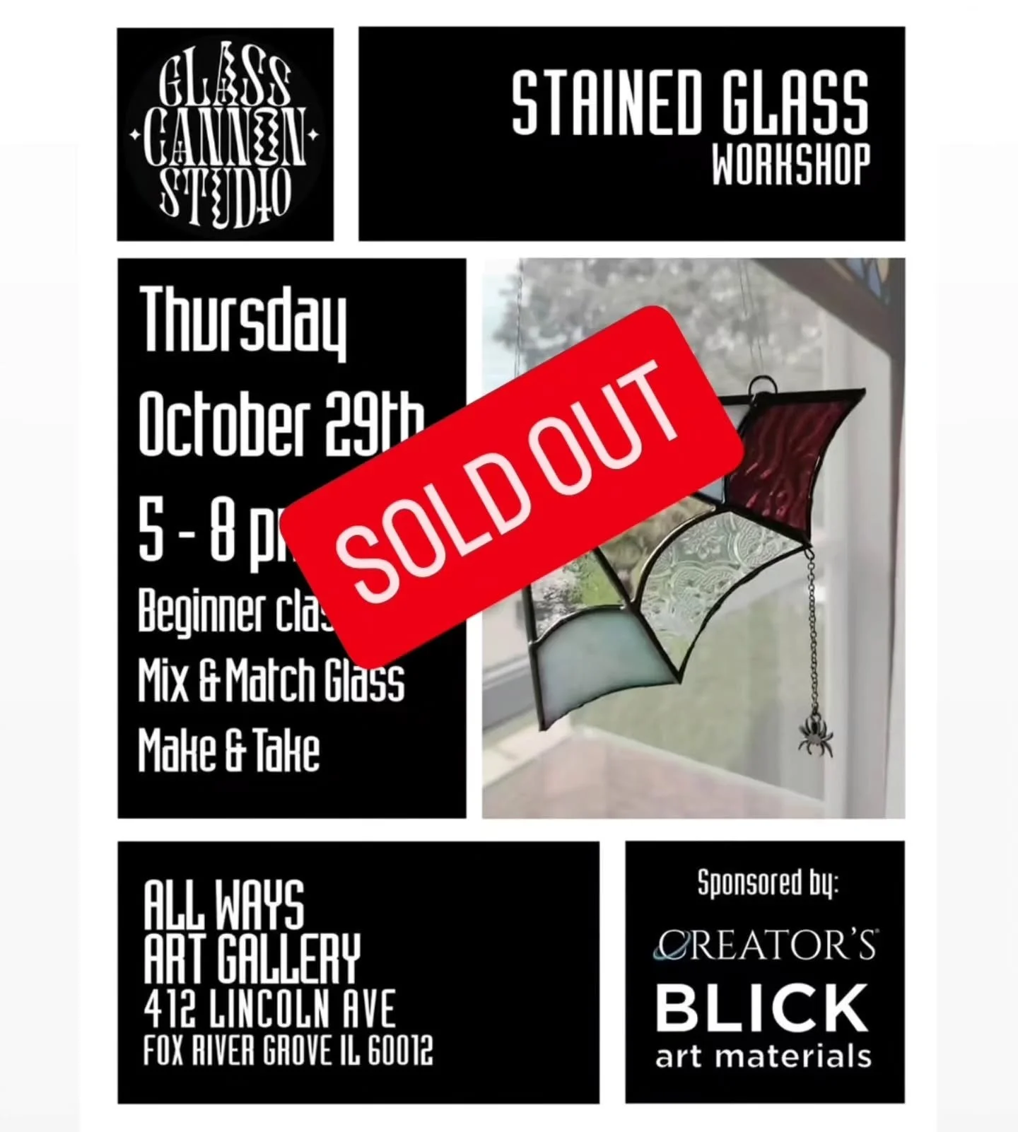 SOLD OUT🕸️
Thanks everyone for keeping me busy! 
Catch me in November for more workshops. 
If you haven't subscribed to my email list on my website, I'm gonna start sending out email blasts a day or two before I announce it here, in case you wanna b