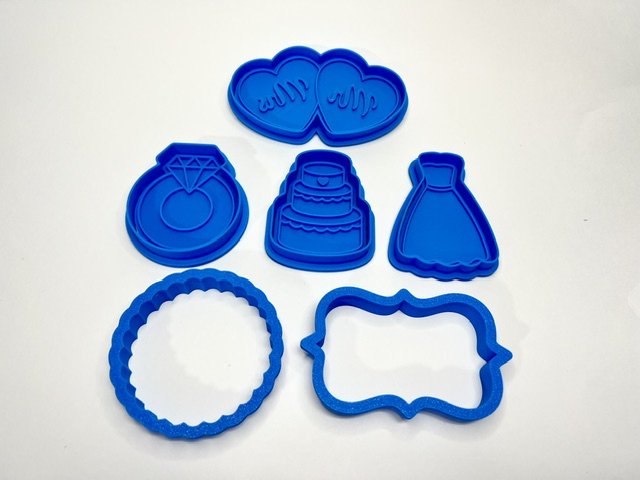 Bridal Shower Cookie Cutter Set
