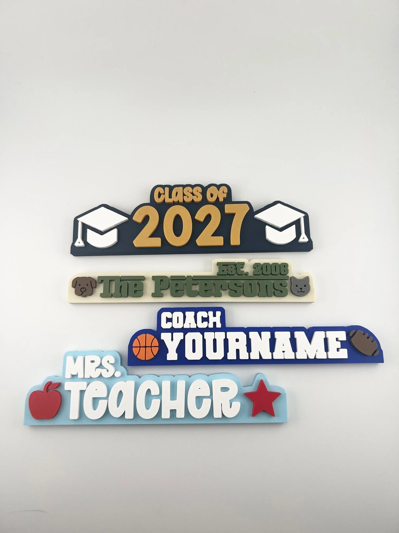 Custom Teacher Name Sign