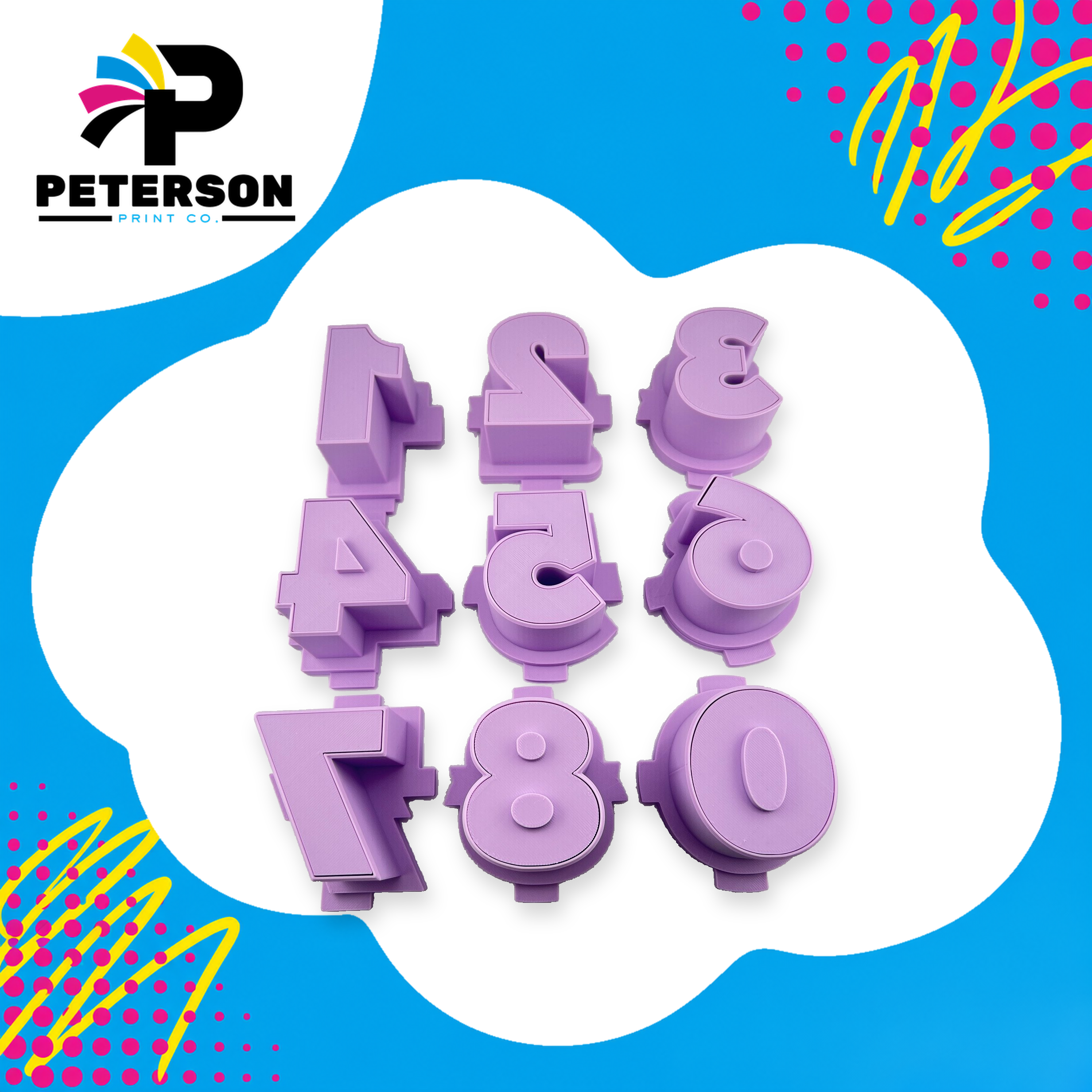Number Cake Pop Cutter - Small Size