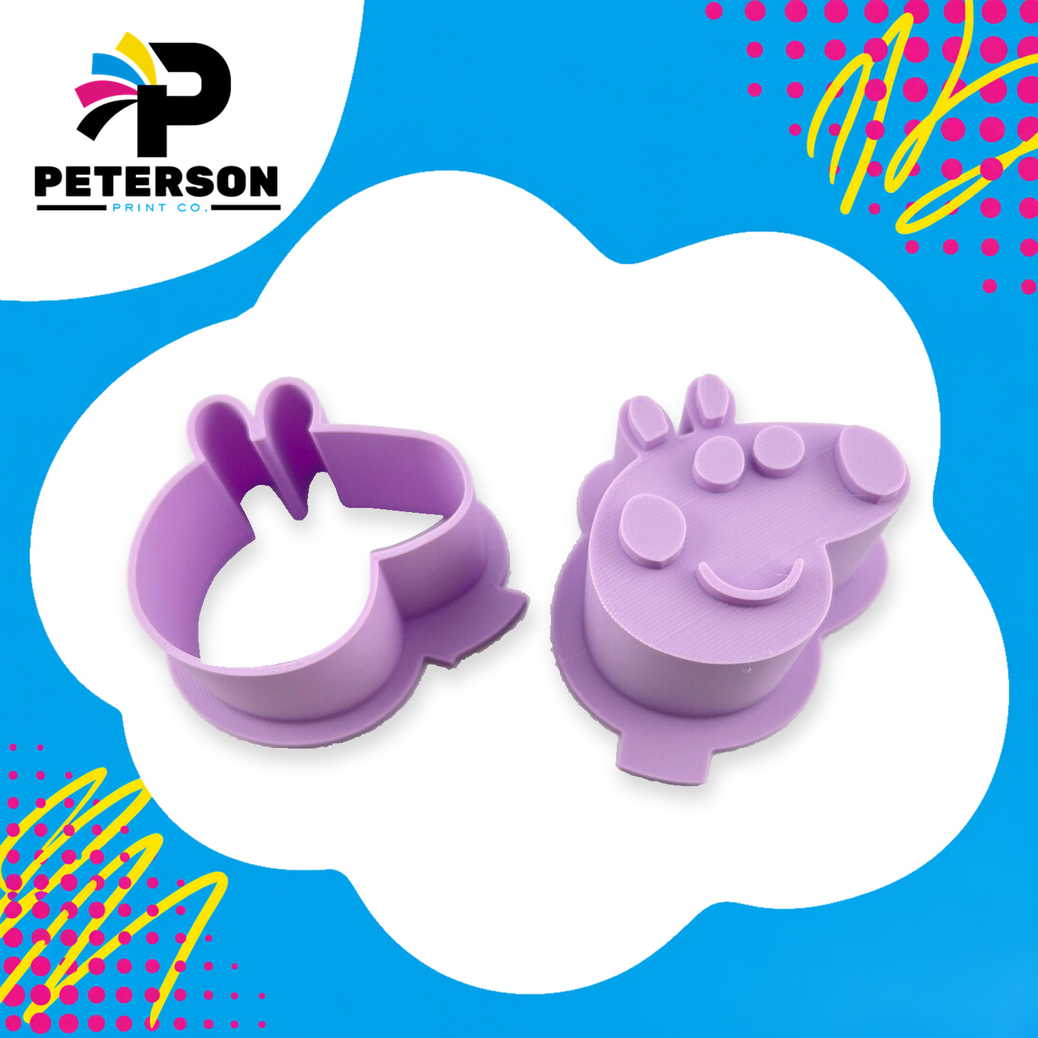 Cartoon Pig Head Cake Pop Cutter