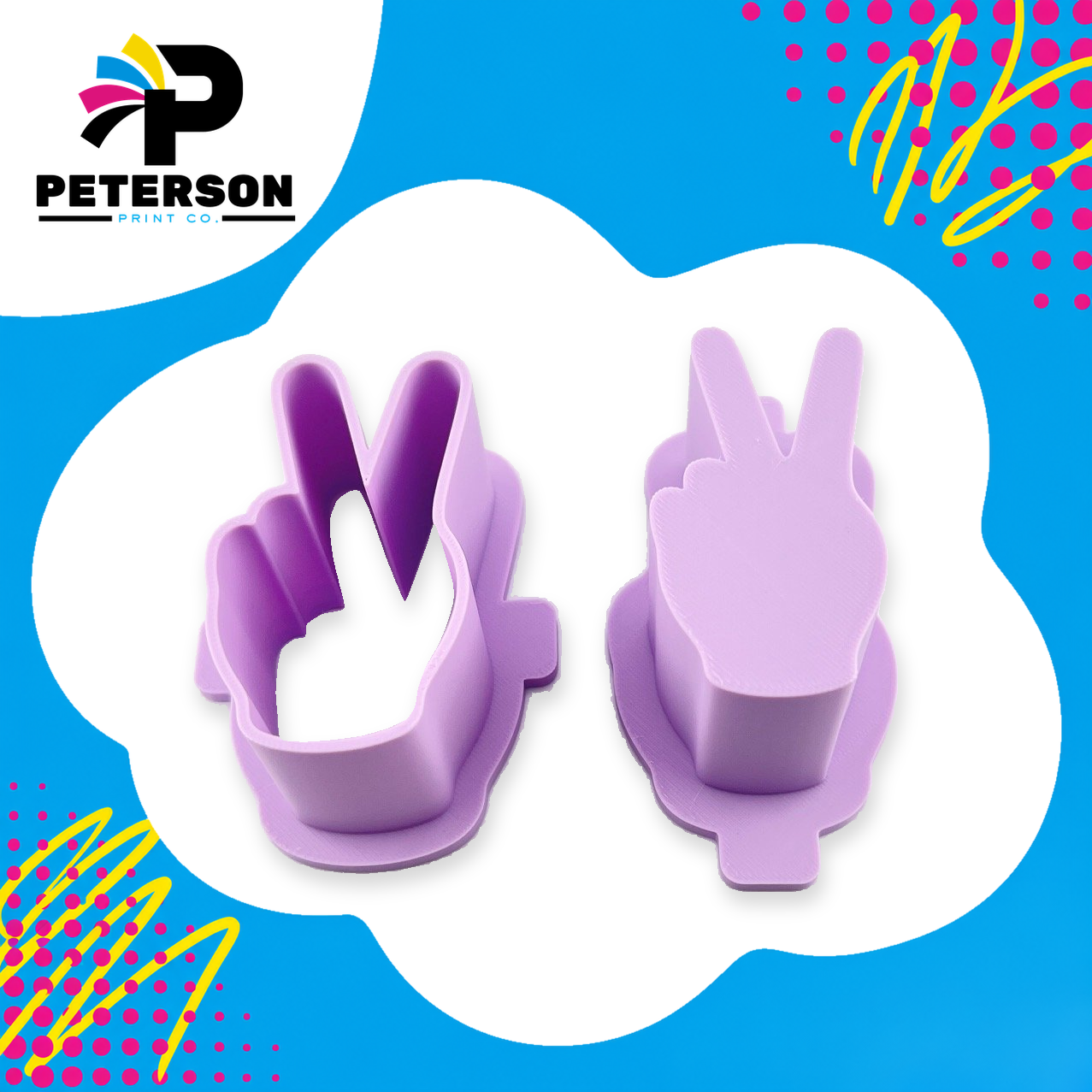 Peace Sign Cake Pop Cutter