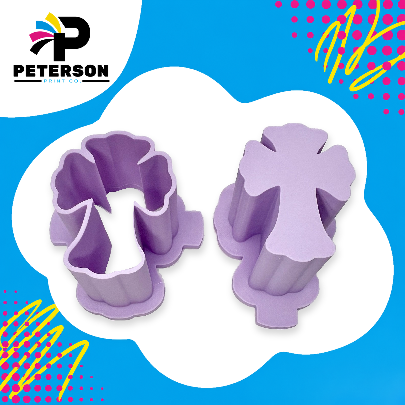 Scalloped Cross Cake Pop Cutter