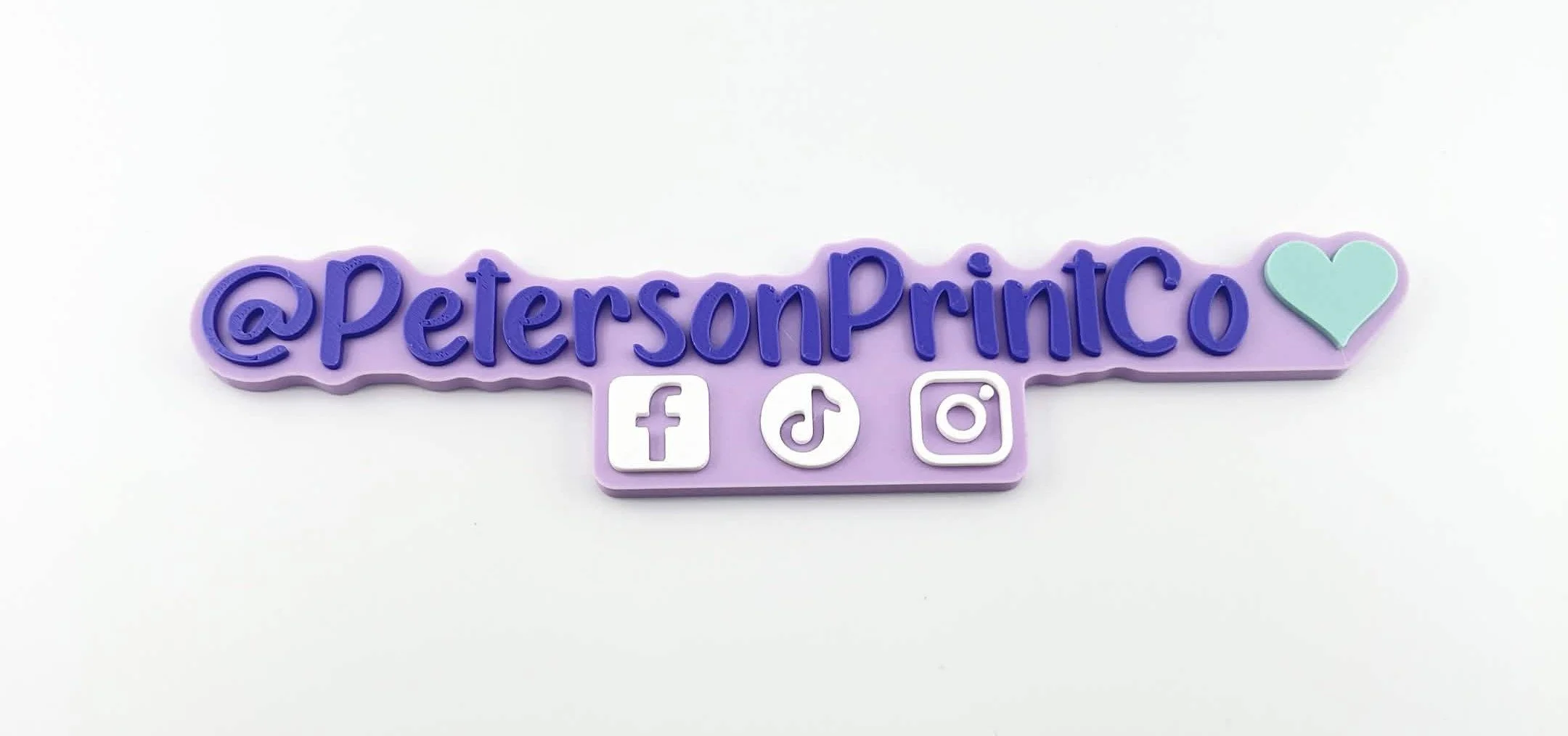 Custom Social Media Sign