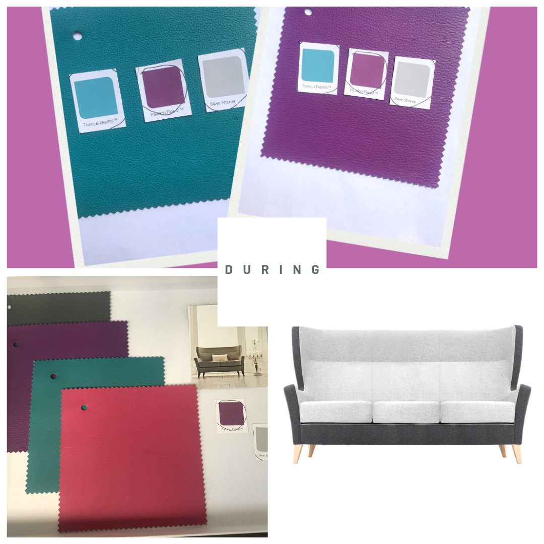 Collage colour and product selection