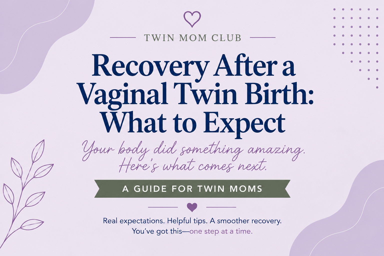 recovery-after-vaginal-twin-birth