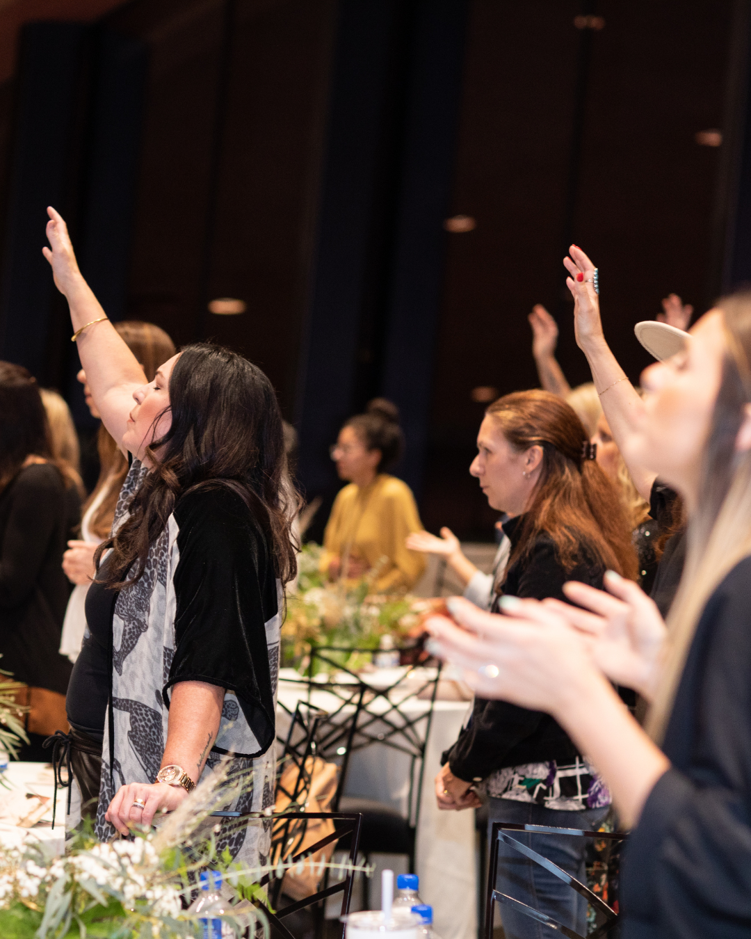Worship at the She Lives Fearless Conference in Winter Park, Florida with Holly Newton hosting and Rita Springer leading worship