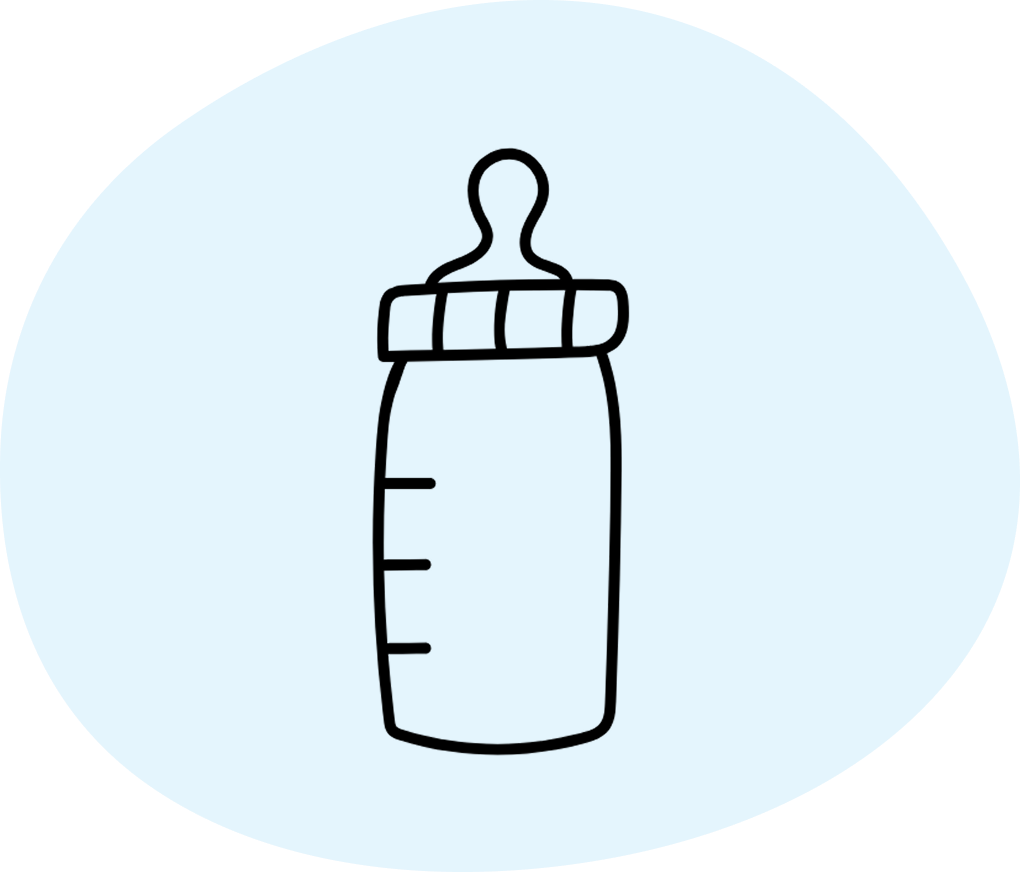 Bottle icon representing infant feeding therapy