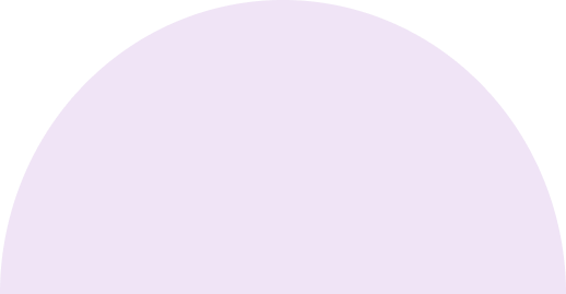 A semi-circular pink object with a black background.