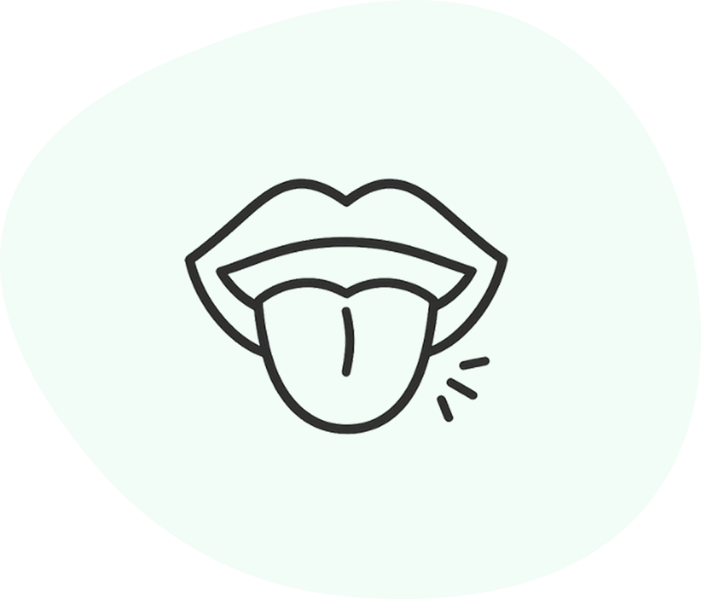 Mouth icon representing oral function therapy