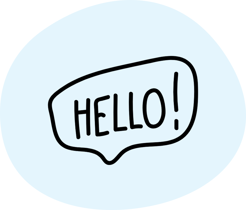 Speech bubble representing PROMPT therapy