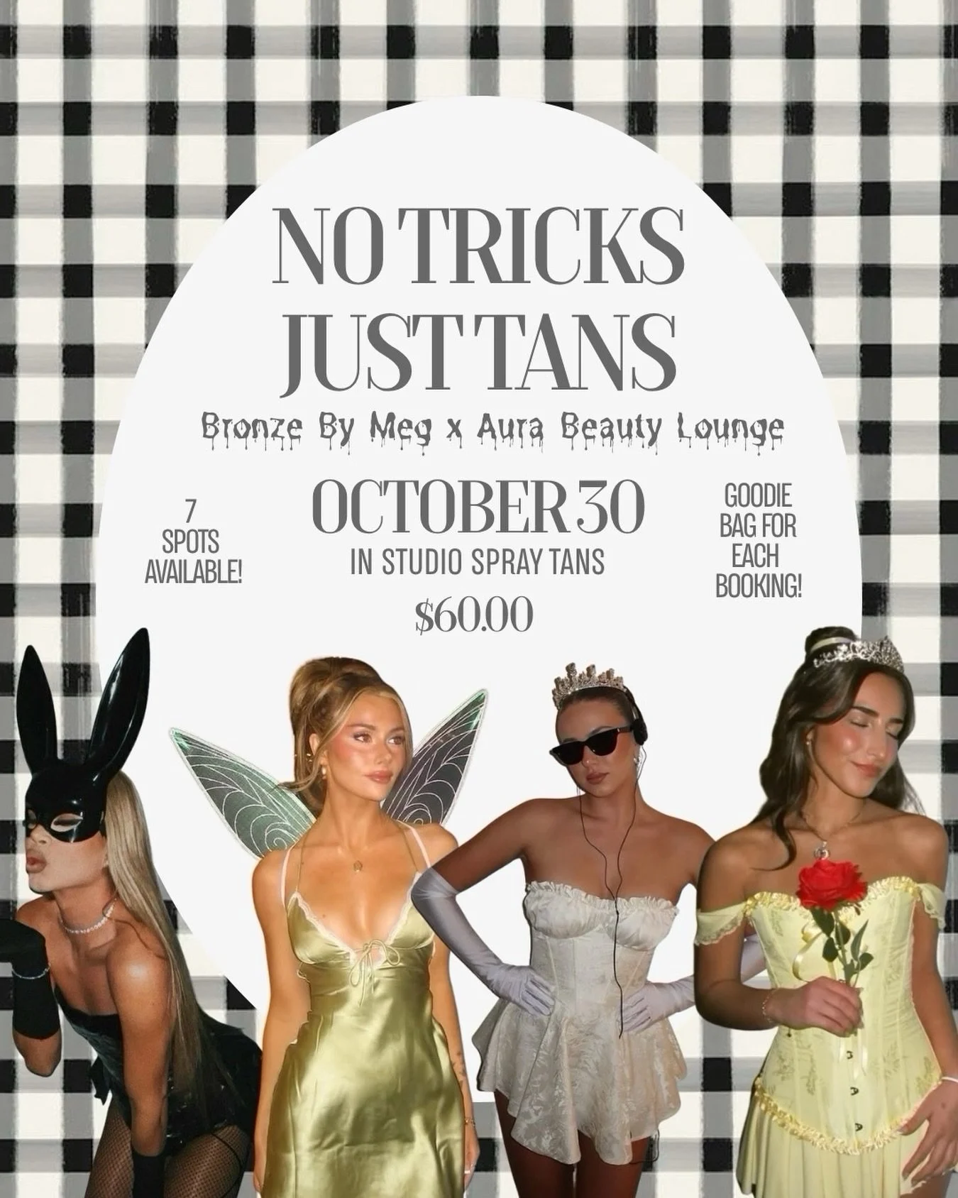 No tricks, just tans 🧚🏻👻 👀
So excited for this pop up at @aurabeautylounge.co just in time for Halloweekend! If you&rsquo;re in need of a spray tan before any spooky events I will be popped up at Aura on October 30th! Details as follows 🎃⤵️

COS